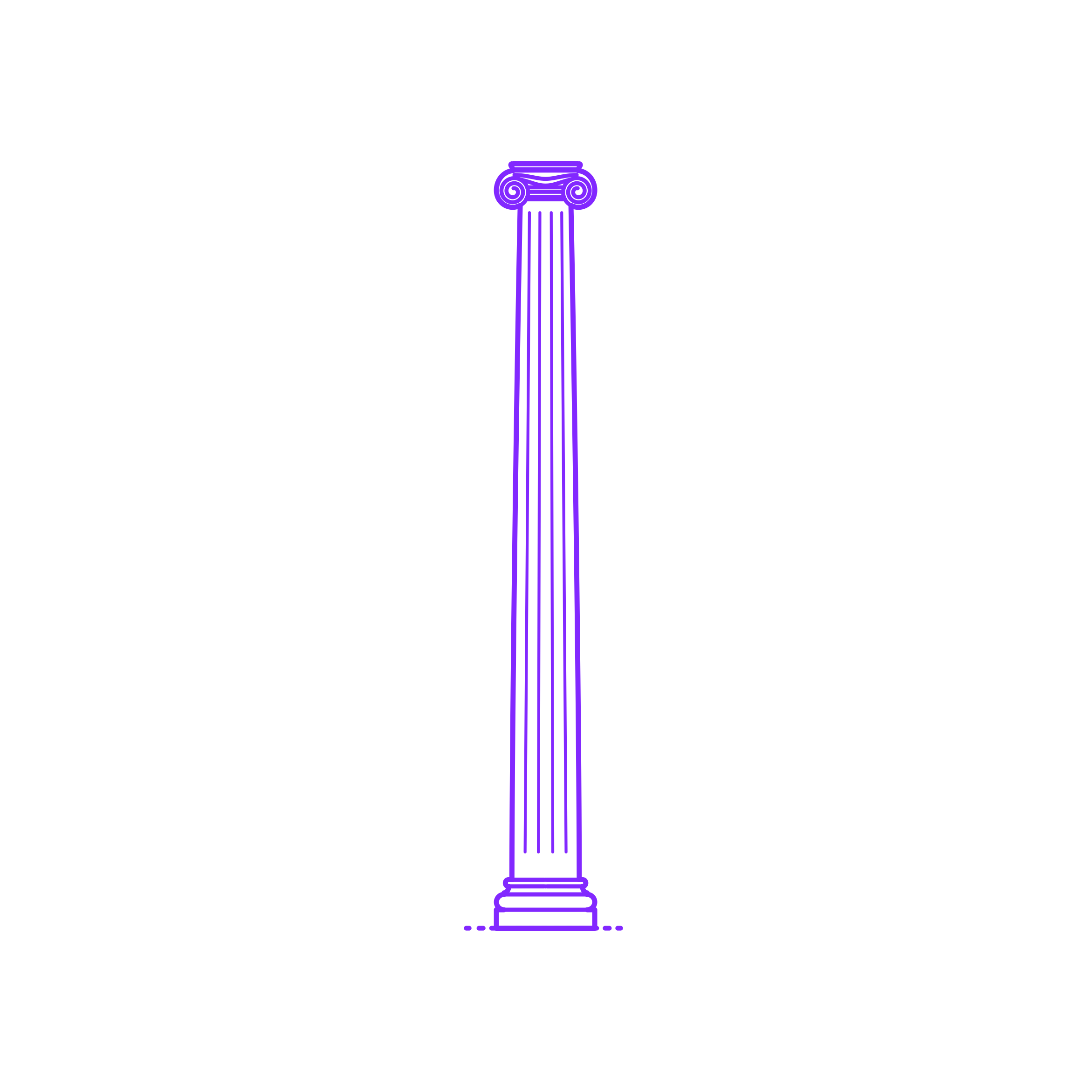 Buildings Stone Columns Greek Ionic Fluted Small Silhouette Svg Vector Free Vectors